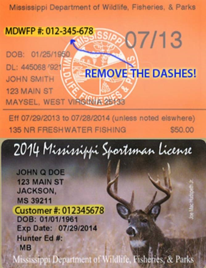 Get a Mississippi Fishing License