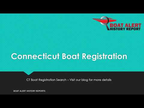 How to Register a Boat in Connecticut