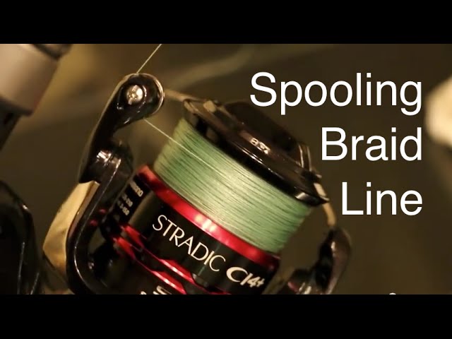 How to Spool a Spinning Reel with Braided Line