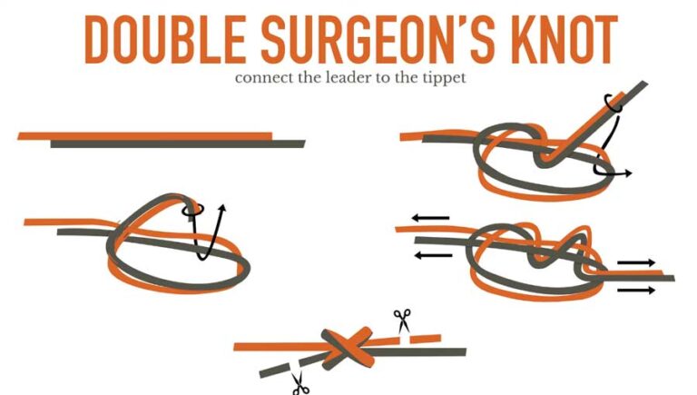 How to Tie a Double Surgeon'S Knot