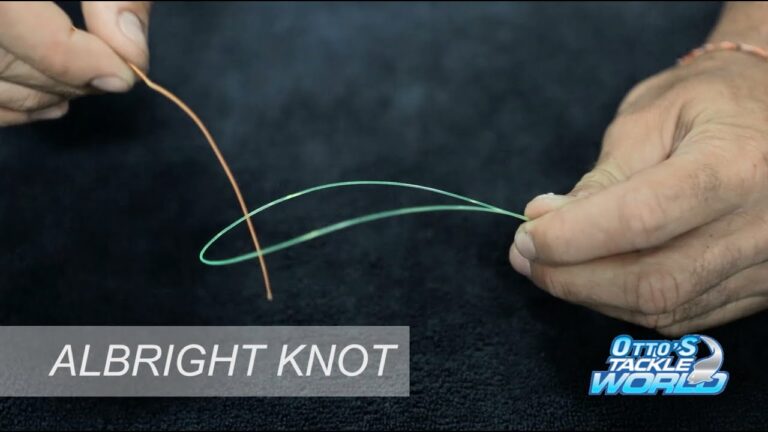 How to Tie an Albright Knot: Braid to Fluorocarbon