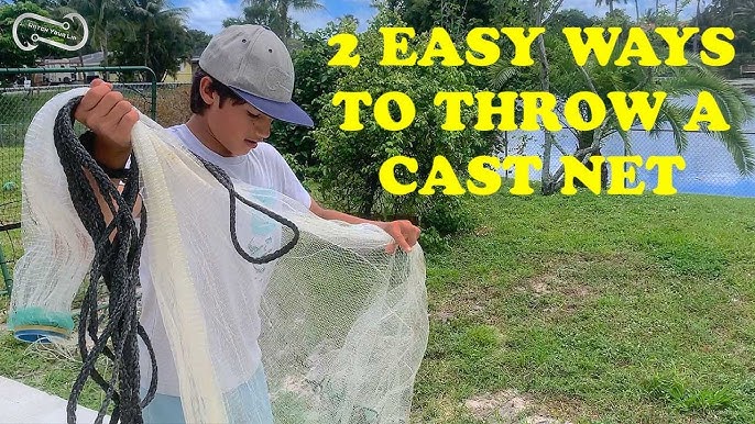 How To Use a Fishing Net Step by Step