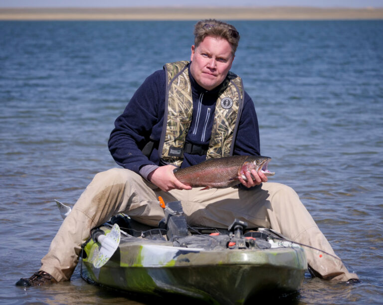 Small Waters Are Great for Belly Boat Fly Fishing